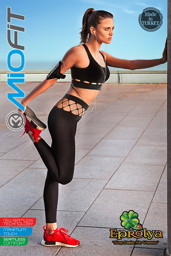 Eprolya, MioFit Fishnet Seamless Spor Tayt